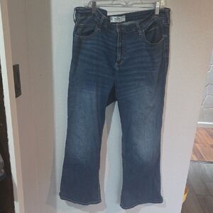 Hollister Dark Blue Flare Jeans